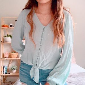 MINT GREEN NORDSTROM TOP